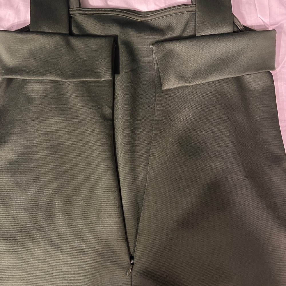 Ann Taylor Green Sleeveless Mini Dress, Size 6 - Picture 4 of 11
